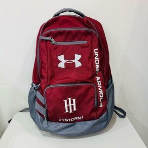 Under Armour Storm UA Hustle II Adults Unisex Red Backpack Sports‎ Travel School